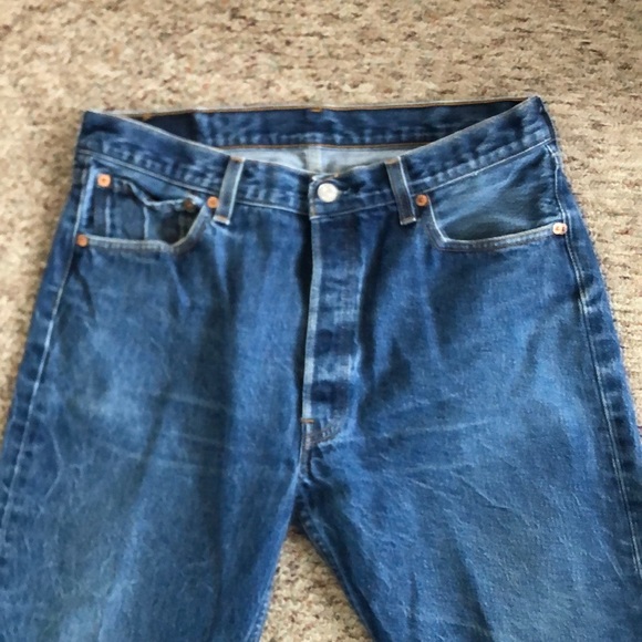 LEVIS 501XX button fly vintage high waist jeans 31/30 - Picture 3 of 8